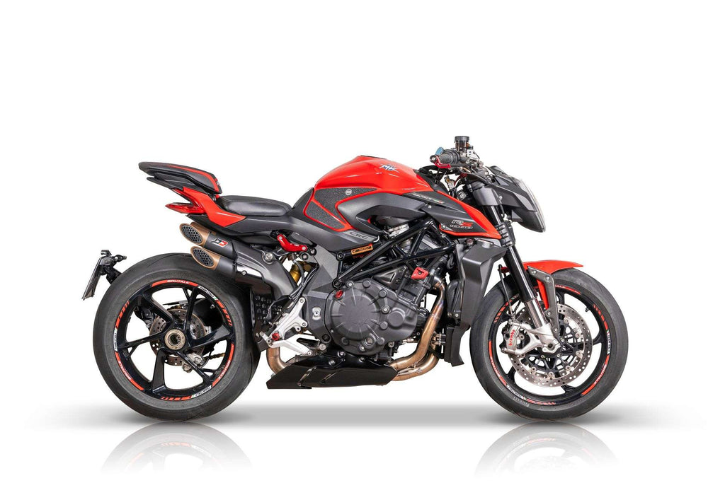 QD EXHAUST Mv Agusta Brutale 1000 RR/RS Power-Gun EURO 4 – EURO 5 - Power Gun Dark Bronze product image