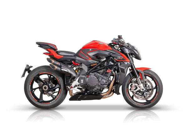 QD EXHAUST Mv Agusta Brutale 1000 RR/RS Power-Gun EURO 4 – EURO 5 - Power Gun Dark Bronze product image