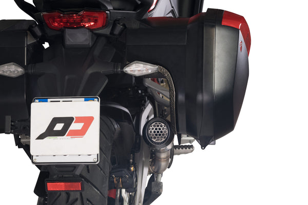 QD EXHAUST MULTISTRADA V4s / Pikes Peak - Gunshot Titanium Carbon + decat pipe product image