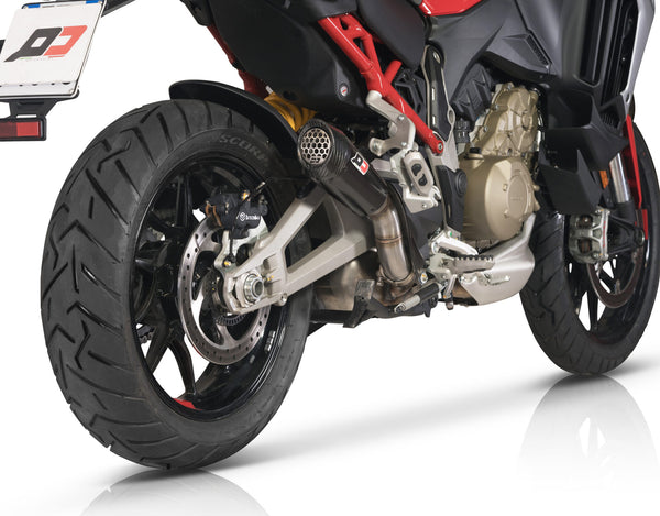QD EXHAUST MULTISTRADA V4s / Pikes Peak - Gunshot Titanium Carbon + decat pipe product image