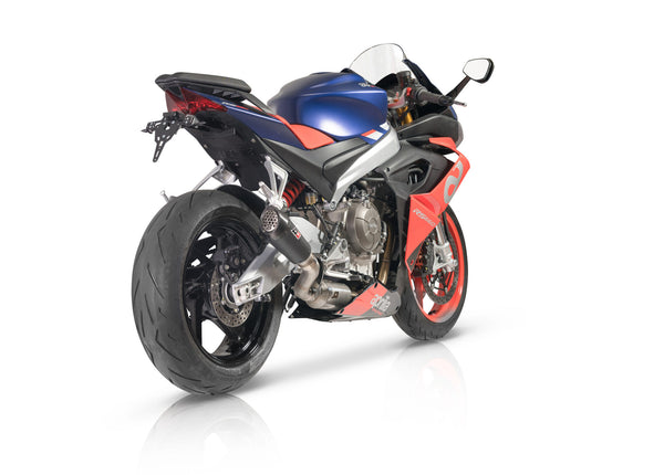 QD EXHAUST full exhaust system slip-on titanium Gunshot Dark Matter / Tri-Cone - TITANIUM TRI CONE product image