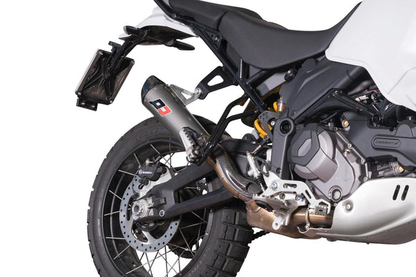 QD EXHAUST Desert X Slip-on Tri-Cone Titanium Carbon - Slip On Tri Cone Titanium Carbon product image