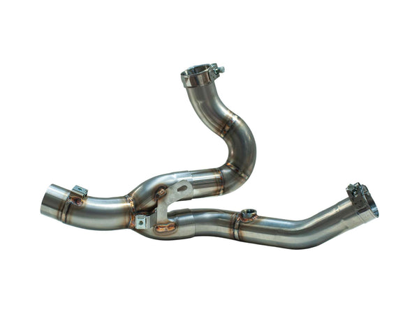 QD EXHAUST Streetfighter v2 2025 > slip-on system - slip-on system twin GUNSHOT DARK MATTER product image