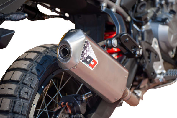 QD EXHAUST CF MOTO MT 450 2024-25 - Staffa supporto silencer eliminazione pedana passeggero product image
