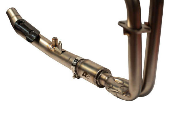 QD EXHAUST CF MOTO MT 450 2024-25 - Staffa supporto silencer eliminazione pedana passeggero product image