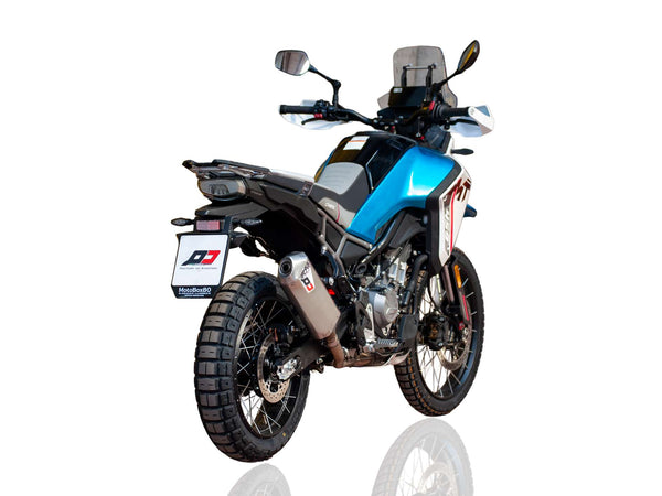 QD EXHAUST CF MOTO MT 450 2024-25 - Staffa supporto silencer eliminazione pedana passeggero product image