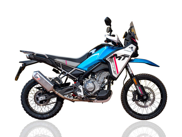 QD EXHAUST CF MOTO MT 450 2024-25 - Staffa supporto silencer eliminazione pedana passeggero product image