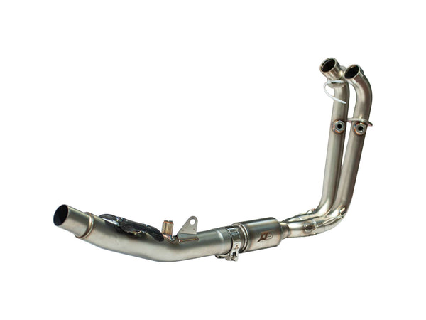 QD EXHAUST CF MOTO MT 450 2024-25 - Staffa supporto silencer eliminazione pedana passeggero product image