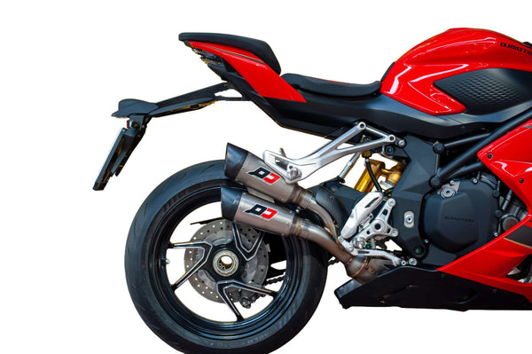QD EXHAUST QJ MOTOR 921 RR twin Gunshot - TWIN GUNSHOT SLIP-ON SYSTEM product image