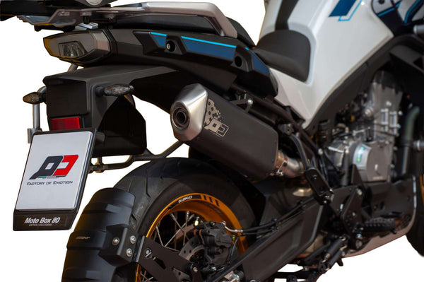 QD EXHAUST CF MOTO MT\MTX 800 EU 5+ - X-PLORER dark + mid pipe no kat product image