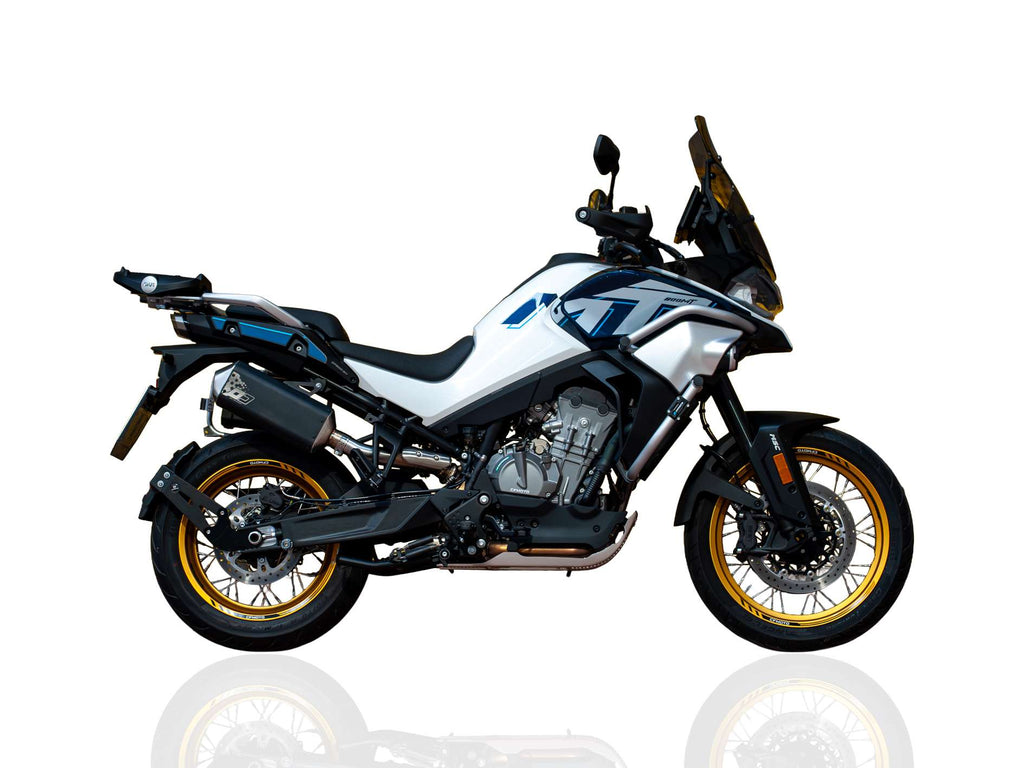 QD EXHAUST CF MOTO MT\MTX 800 EU 5+ - X-PLORER dark + mid pipe no kat product image