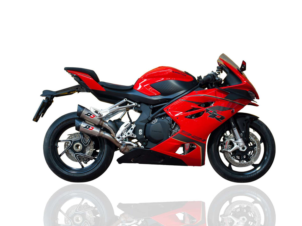 QD EXHAUST QJ MOTOR 921 RR twin Gunshot - TWIN GUNSHOT SLIP-ON SYSTEM product image