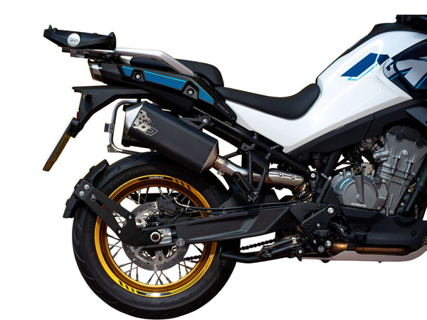 QD EXHAUST CF MOTO MT\MTX 800 EU 5+ - X-PLORER dark + mid pipe no kat product image