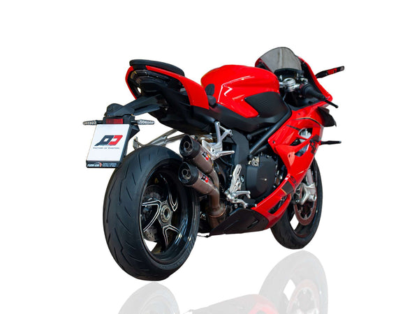 QD EXHAUST QJ MOTOR 921 RR twin Gunshot - TWIN GUNSHOT SLIP-ON SYSTEM product image