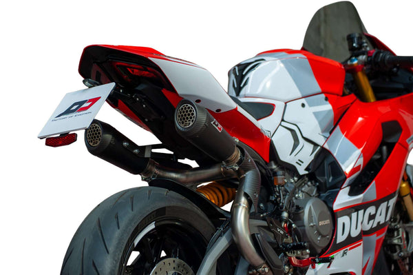 QD EXHAUST Panigale v2 2025 > slip-on system twin gunshot Dark Matter - Slip On system twin Gunshot Dark Matter product image