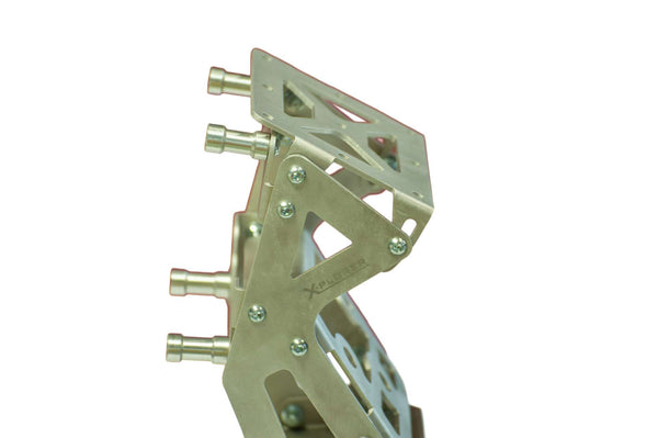 QD EXHAUST TORRETTA DI NAVIGAZIONE PER CF MOTO MT 450 - torretta di navigazione SILVER product image