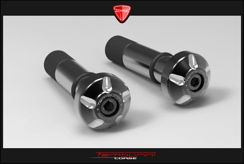 Official Tamburini Corse Black-Shining Handlebar Bar-End Weights product photo