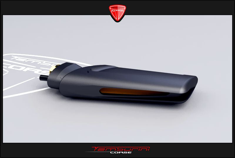 Official Tamburini Corse Black Sequential LED Turn Signal, Right Front / Left Rear product photo