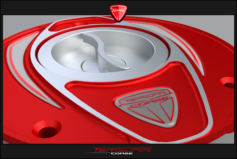 Official Tamburini Corse Race Shining Red Fuel Cap product photo