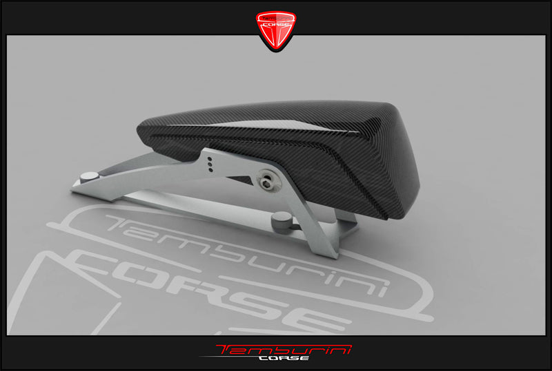 Official Tamburini Corse T1 Carbon Single-Seat Tail Bumper, Clear Finish product photo
