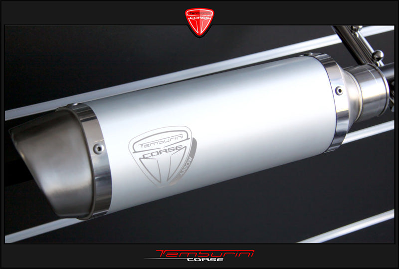 Tamburini Corse Racing Thunder Aluminum Silencer with Stainless End Cap
