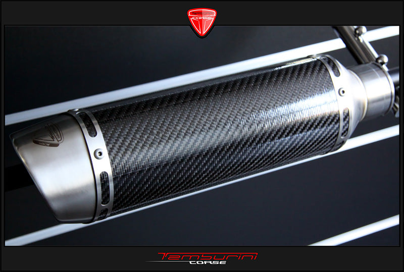 Tamburini Corse Racing Thunder Carbon Silencer with Stainless End Cap