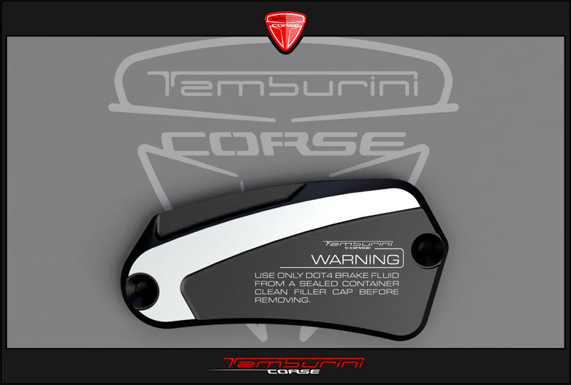 Tamburini Corse Shining Black Clutch Fluid Reservoir Cover