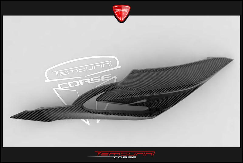 Tamburini Corse T1 Clear-Coated Carbon Left Under-Seat Side Panel