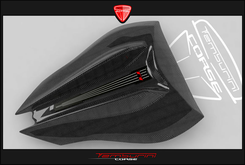 Tamburini Corse T1 Clear-Coated Carbon Single-Seat Tail