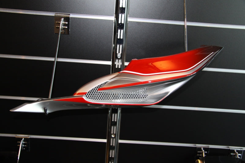 Tamburini Corse T1 Red-Gray Carbon Left Under-Seat Side Panel