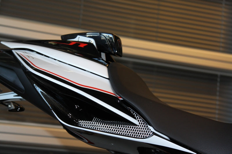 Tamburini Corse T1 Black-White Carbon Right Under-Seat Side Panel