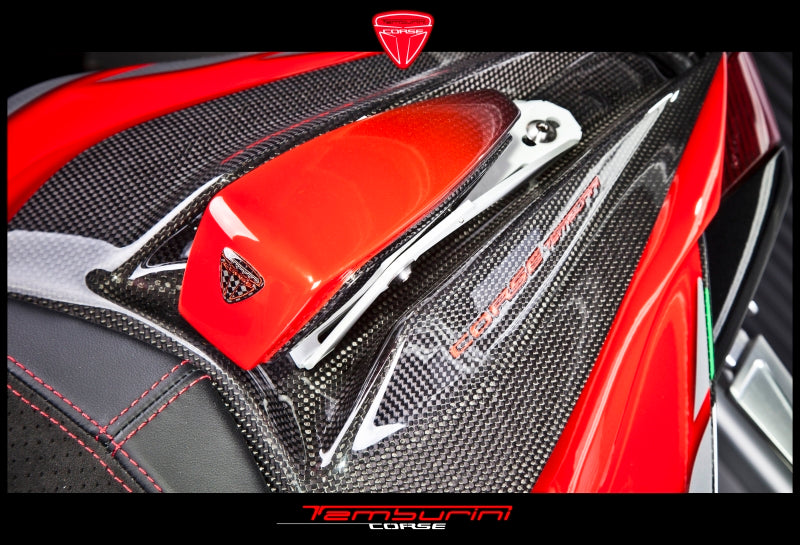 Tamburini Corse T1 Airbrushed Red-Carbon Single-Seat Tail with Bumper