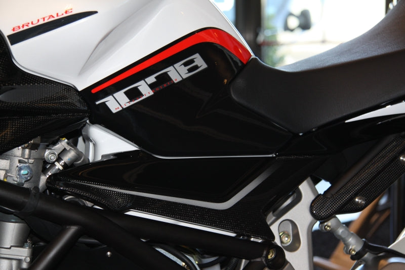Tamburini Corse T1 Black-White Carbon Left Tank Side Panel