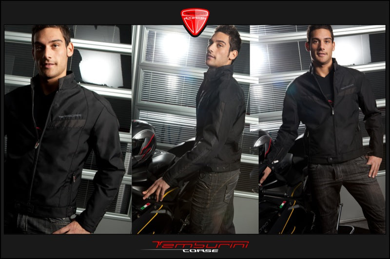 Tamburini Corse Legend Black Teck Textile Jacket