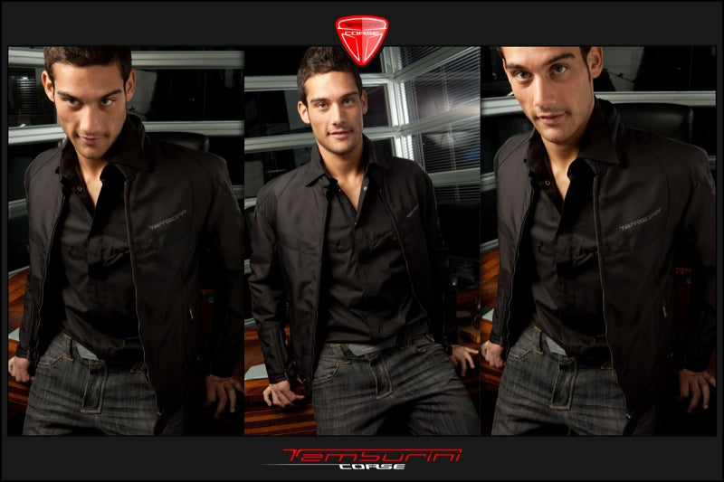 Tamburini Corse Legend Brown Teck Textile Jacket