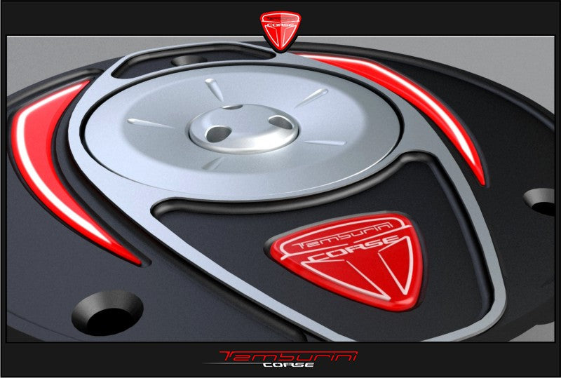 Tamburini Corse Lock Shining Black Fuel Cap