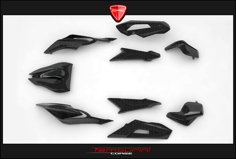 Tamburini Corse T1 Titanium Restyling Kit, Clear-Coated