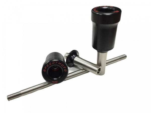 SpeedyMoto Through the Body Frame Sliders: Ducati 749-999, 998/R, 996R, 848-1098-1198, Hypermotard, Multistrada 1200-1260, SF1098