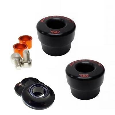 SpeedyMoto Replacement Frame Slider Puck Set: Underbody