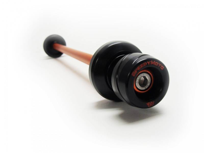 SpeedyMoto Rear Slider Kit: Scrambler, Ducati Monster 696-797, MTS 620, [Only With High Mount Exhausts: Monster 620ie-695ie-750ie-800ie-900ie-1000ie-S4]