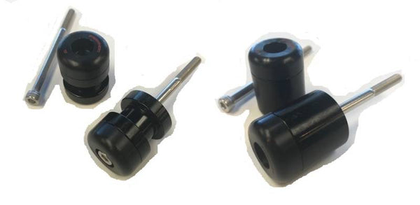 SpeedyMoto Panigale V4 Bar-End Sliders With Replaceable Puck: [Standard or CRG mirror version]