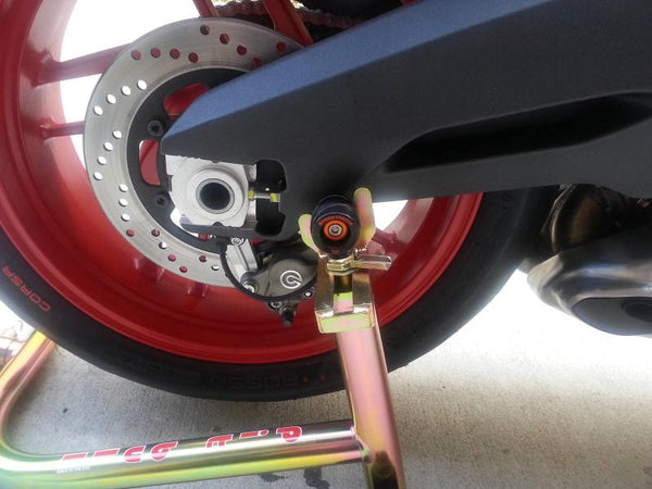 SpeedyMoto Rear Swingarm Spools/Sliders: Panigale 899/959, Monster 821