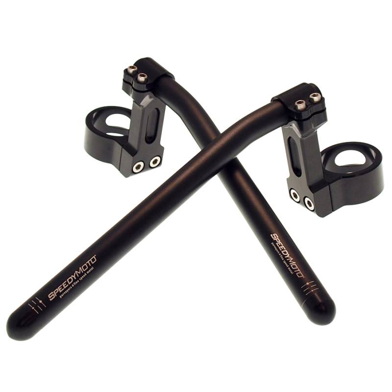 SpeedyMoto Tall Boy 53mm Clip-ons w/ 3 in Rise