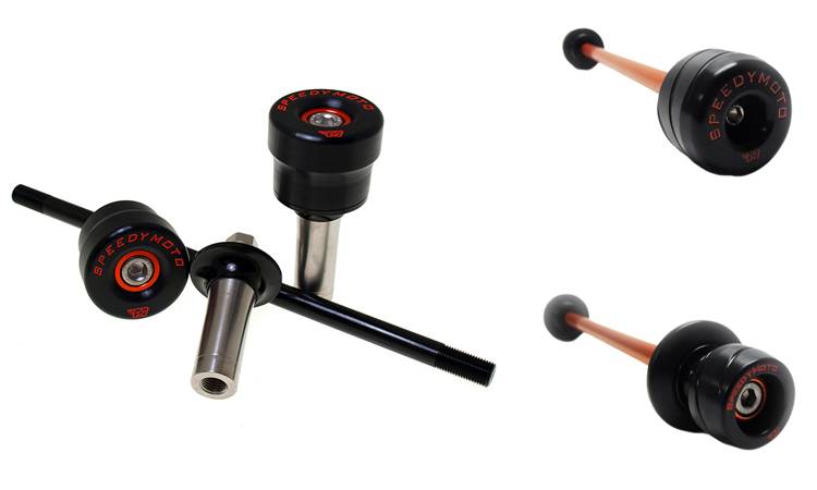 SpeedyMoto Complete Slider Kit: Ducati 848 [Under Body Frame Sliders]