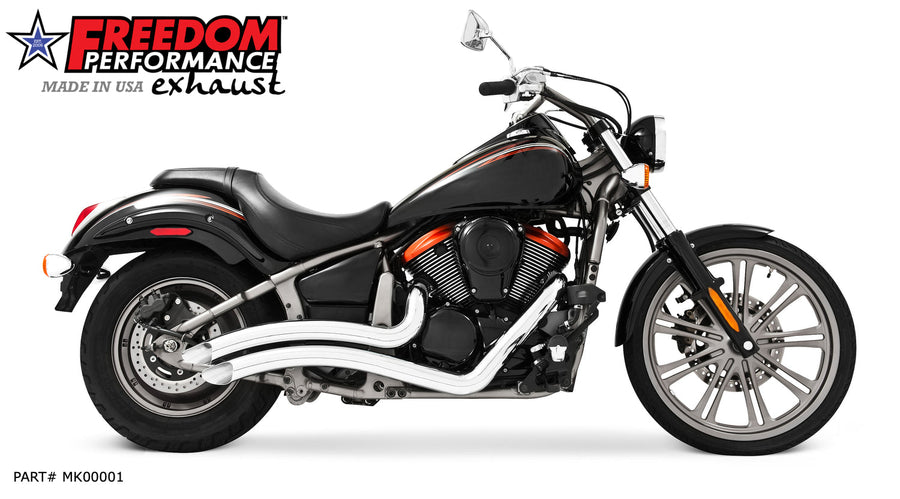 Freedom Performance (BLOW OUT) KAWASAKI VULCAN 900 SCALLOP CUT SHARP CURVE RADIUS 2006-PRESENT