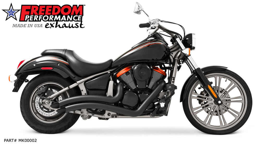 Freedom Performance (BLOW OUT) KAWASAKI VULCAN 900 SCALLOP CUT SHARP CURVE RADIUS 2006-PRESENT