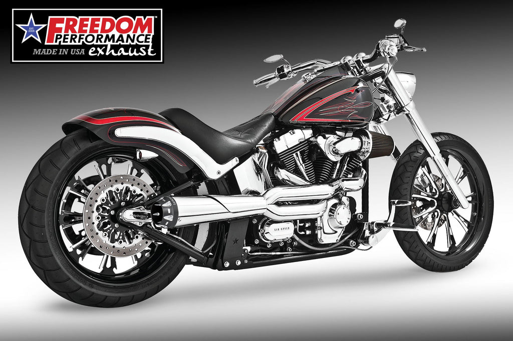 Freedom Performance HARLEY SOFTAIL ROCKER & BREAKOUT 2-INTO-1 "HIGH" AMERICAN OUTLAW 2007-2017