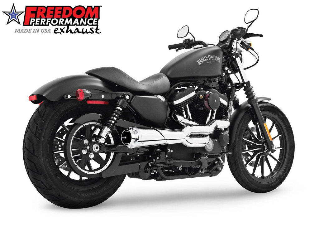 Freedom Performance (BLOW OUT) HARLEY SPORTSTER 2-INTO-1 "HIGH" AMERICAN OUTLAW 1986-2003