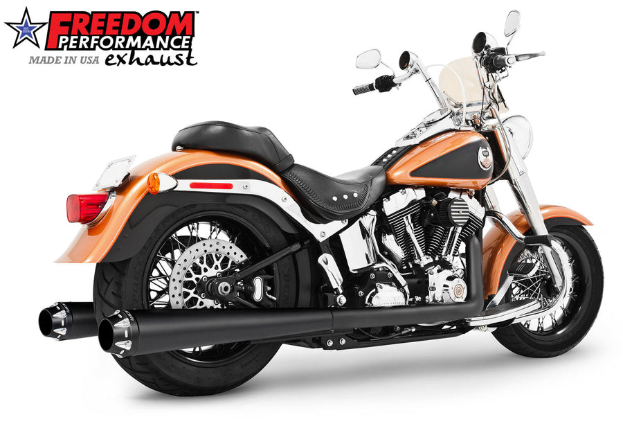 Freedom Performance (BLOW OUT) HARLEY SOFTAIL 4.5" AMERICAN OUTLAW TRUE-DUAL FULL SYSTEM CLASSIC 1997-2006
