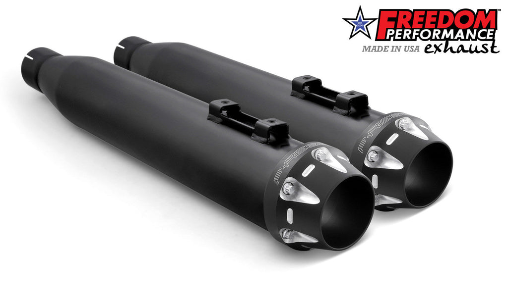 Freedom Performance HARLEY TOURING 4" SLIP-ONS WITH 4.5" END-CAP Bundle